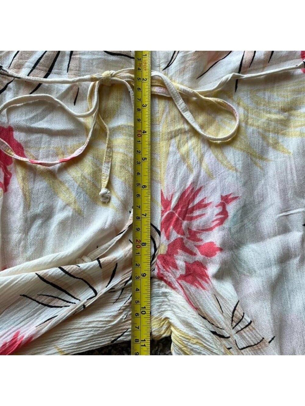 Billabong Adventure Spirit Wide Leg Flyaway Tropical Beach Pants Small Slitted - Picture 6 of 7